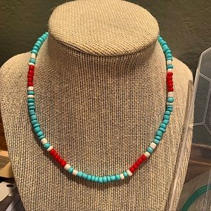 glass seed bead necklace
